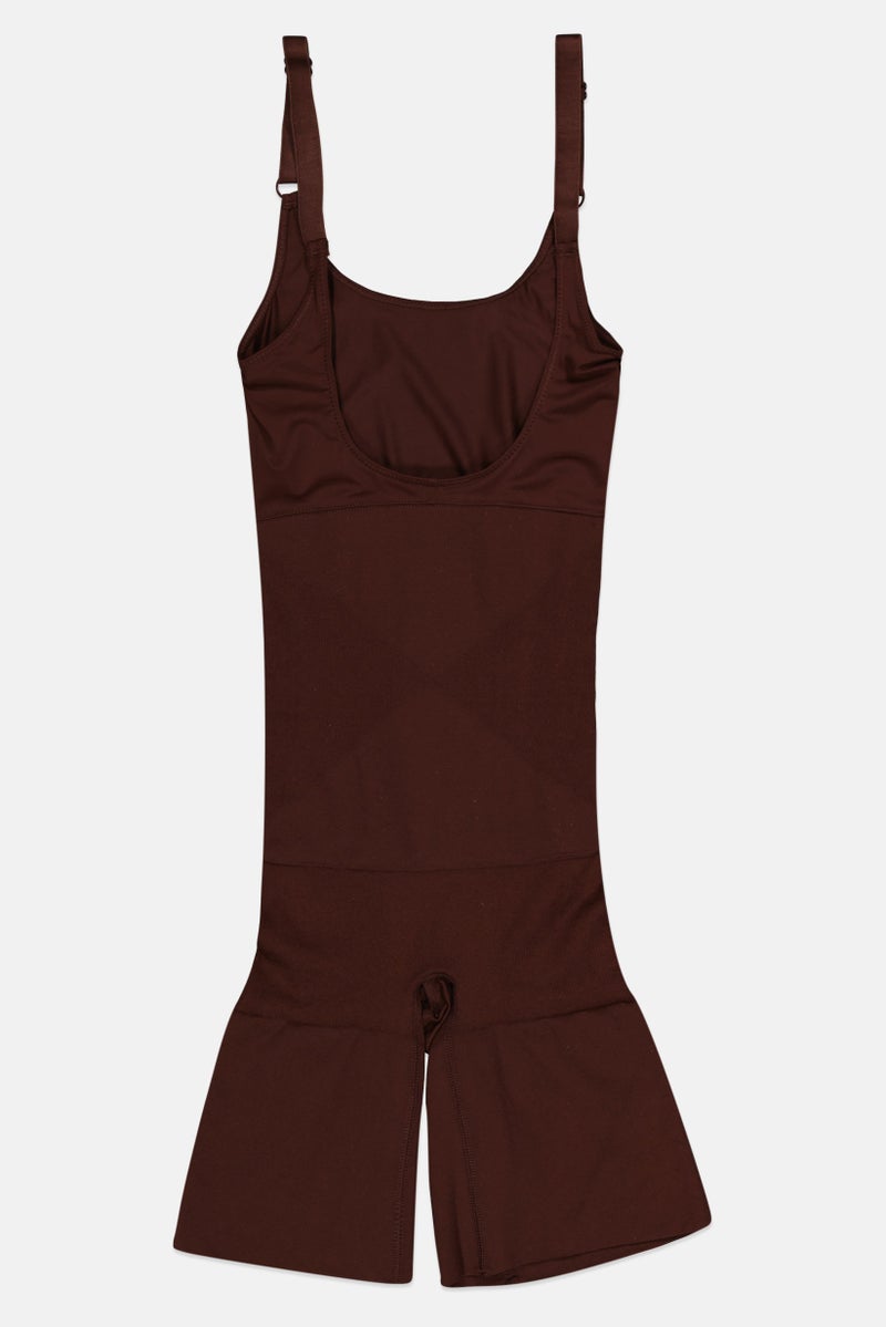 bebe Women Full Body Shapwear, Brown - Image 1