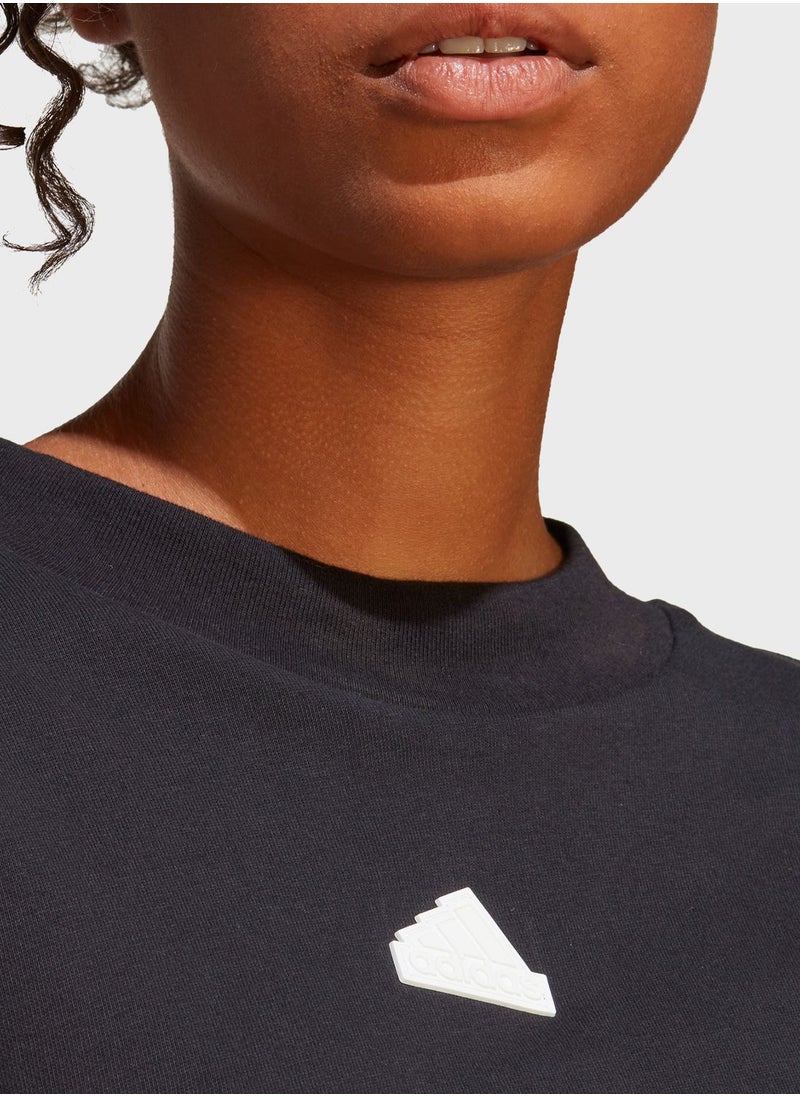 Adidas - 3 Stripe Future Icon T-Shirt - Image 1