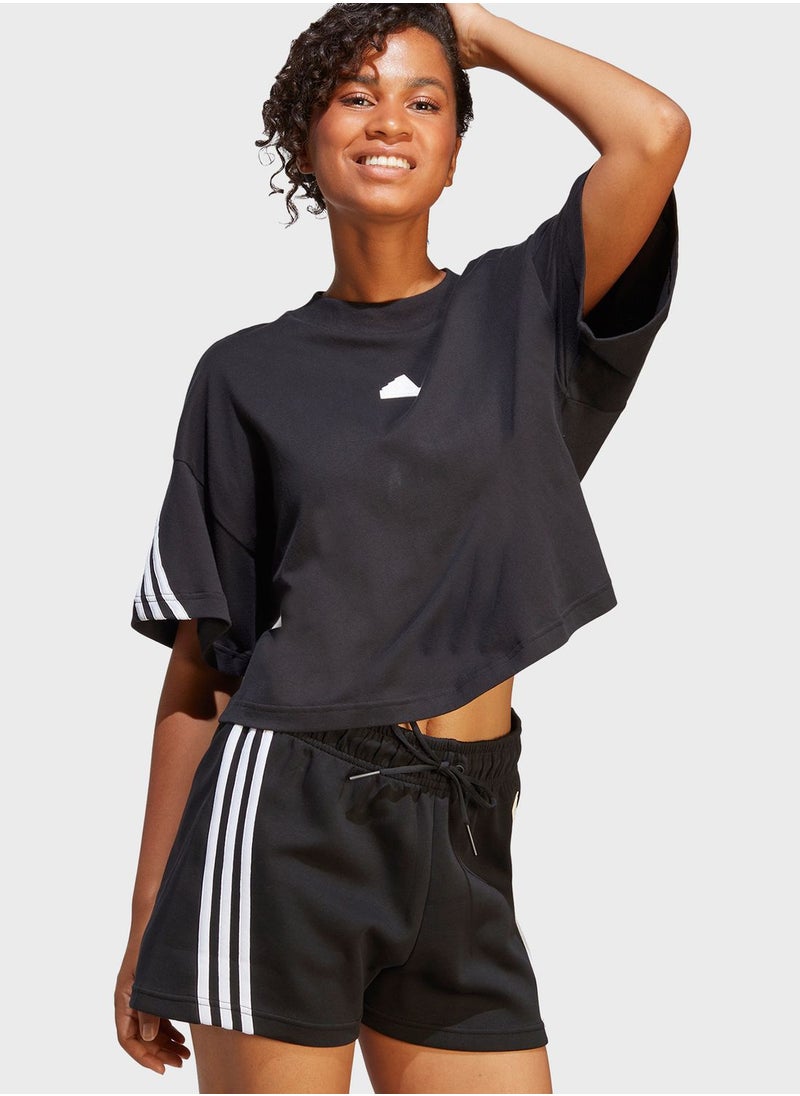 Adidas - 3 Stripe Future Icon T-Shirt - Image 1