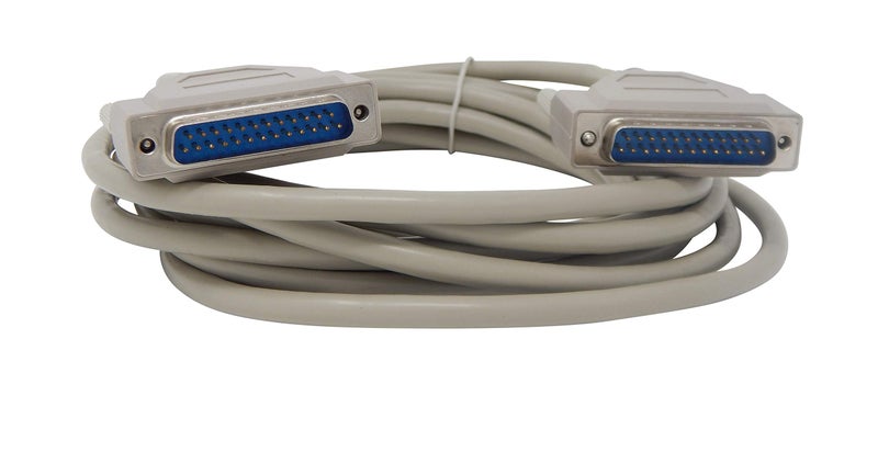 Your Cable Store 15 Foot DB25 25 Pin Serial Port Cable Male/Male RS232 - Image 1