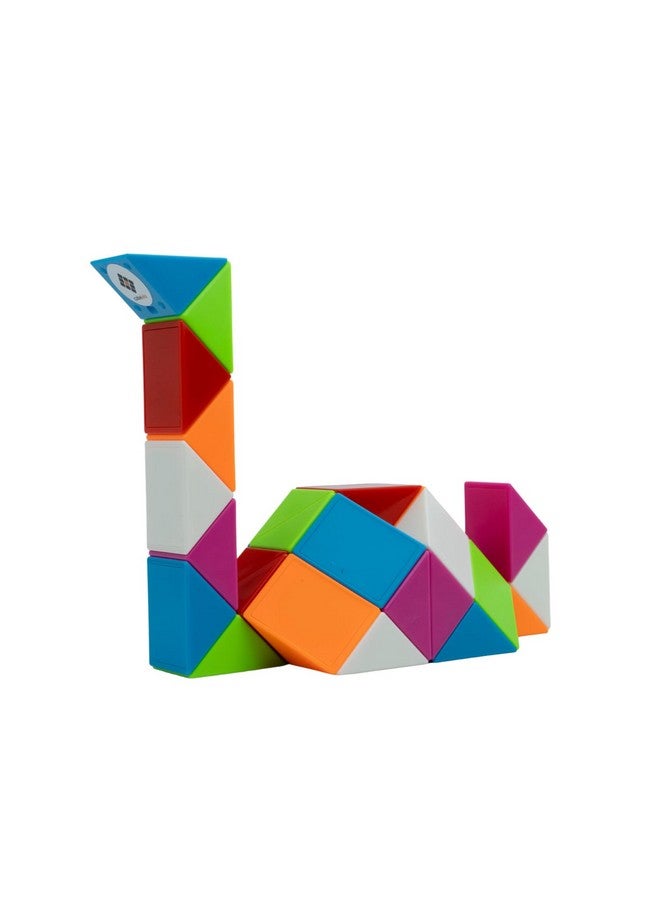 Cubelelo Magic Snake Rainbow Puzzle Cube (36 Wedges) | Twist and Turn Shape Creation Fun Game for Kids Boys Girls and Adults | Multicolor Brain Teaser Stress Buster Toy | for Ages 3 Years and Above - Image 1