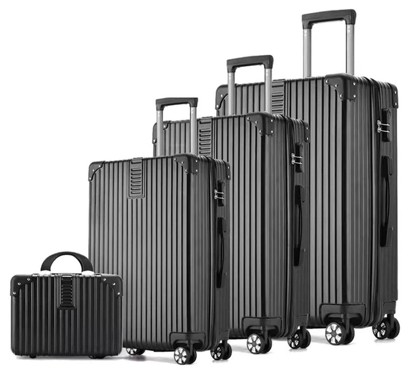 MIXDE 4-in-1 Travel Luggage Set, Hardside Spinner Suitcases with Scratch-Resistant Surface, TSA Approved Lock & Multi-Layer Compartments, Ideal for Business Travel, Family Trip & Airport Check-in - Image 1