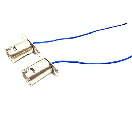 Bstenky BA15s 1156 LED Light Bulb Socket2pcs Car Lamp Holder for Single Contact Snapin Socket Assembly for Car and Truck Tail Light - Image 1