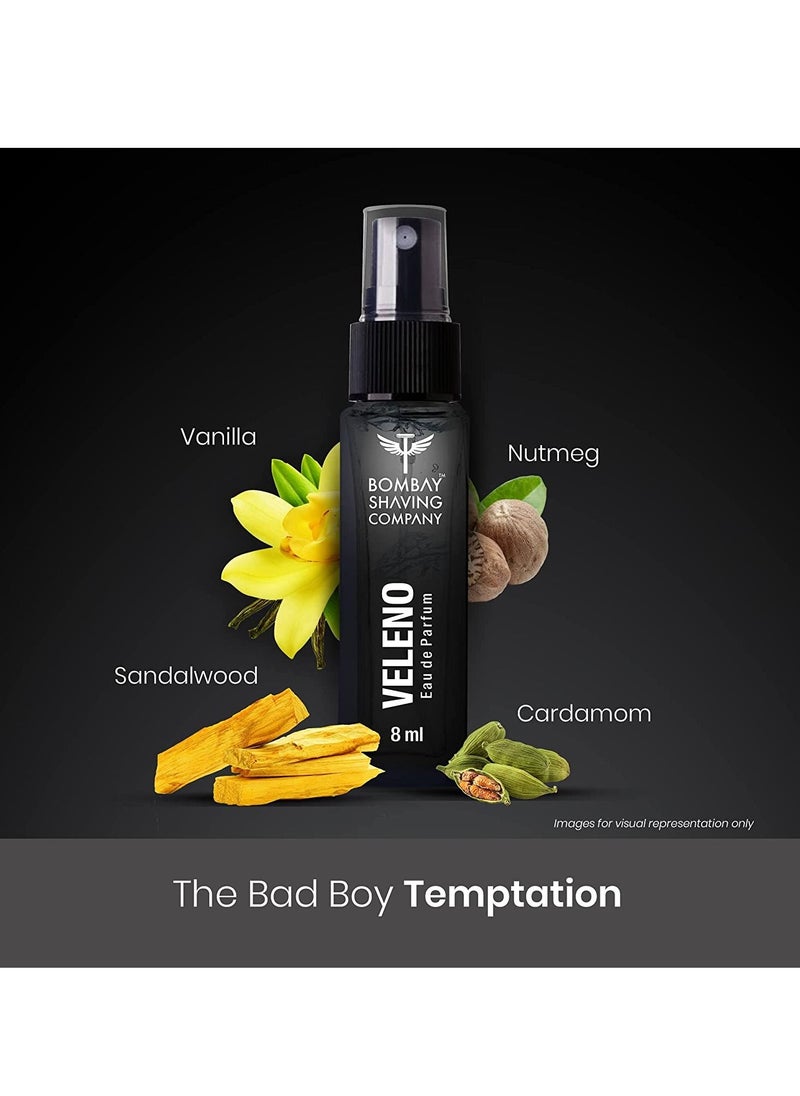 BOMBAY SHAVING COMPANY - Perfume for Men Premium Fragrance for Men 8ml x 4 Gift for men husband boyfriend long lasting perfume set for men - Image 1