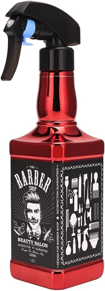 Water Sprayer 500ml169oz Hair Spray Bottle Hairdressing Barber Spray Bottle Whisky Squirt Bottle Mist Salon Hair Tools Home Gardening Red