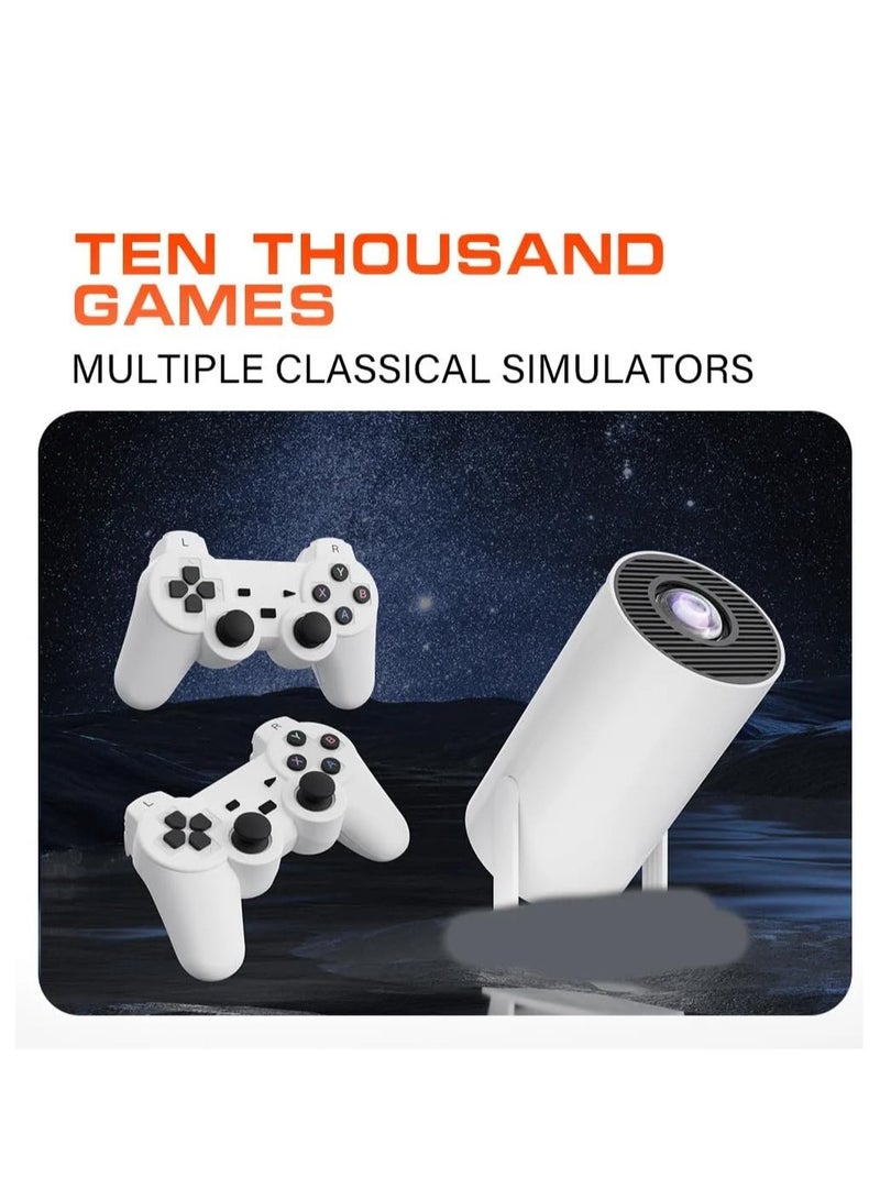 ELTRAZONE Mini Projector 2-in-1: 1080P Video Gaming and Home Theater with 64GB Storage - Image 4