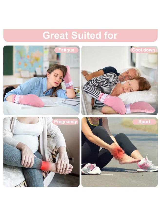 SuzziPad Cold Therapy Socks & Cold Gloves for Chemotherapy Neuropathy, Chemotherapy Must Haves for Women, Ideal for Chemo Neuropathy Relief, Plantar Fasciitis, S/M - Image 4
