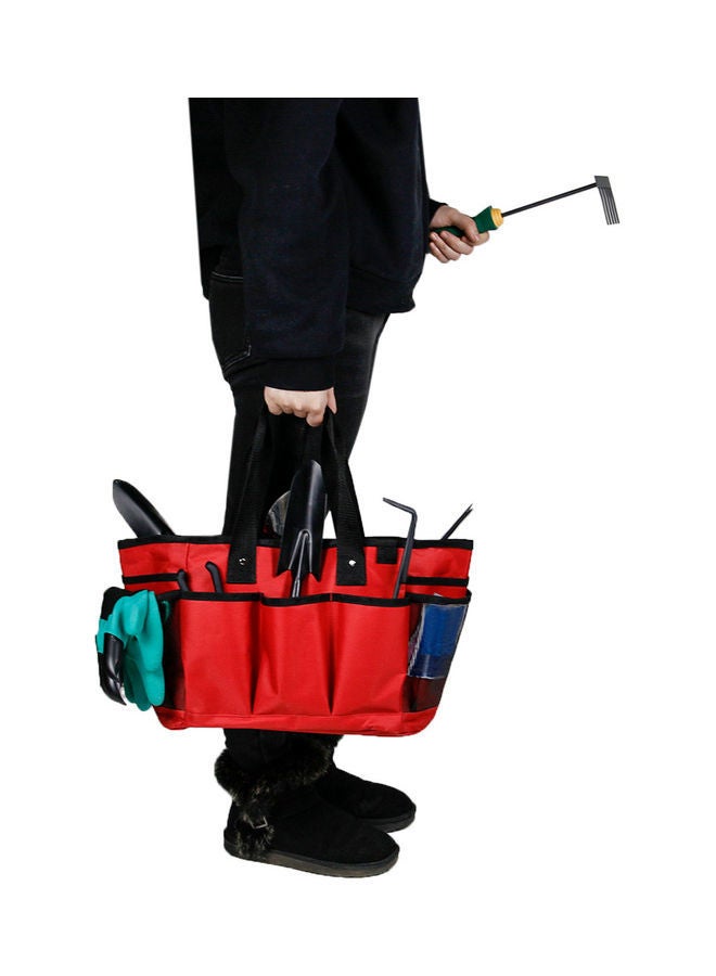 نيبمينينت حقيبة تخزين أدوات الحديقة أحمر/أسود - Image 2