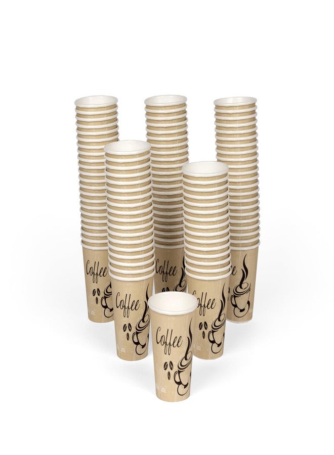 Smygoods Disposable Coffee Cups, To Go Paper Hot Cups, Classic Design (6 OZ, 100 Count) For Hot Beverages, Coffee, Tea, Espresso, Cocoa - Vasos Para Cafe - Image 1