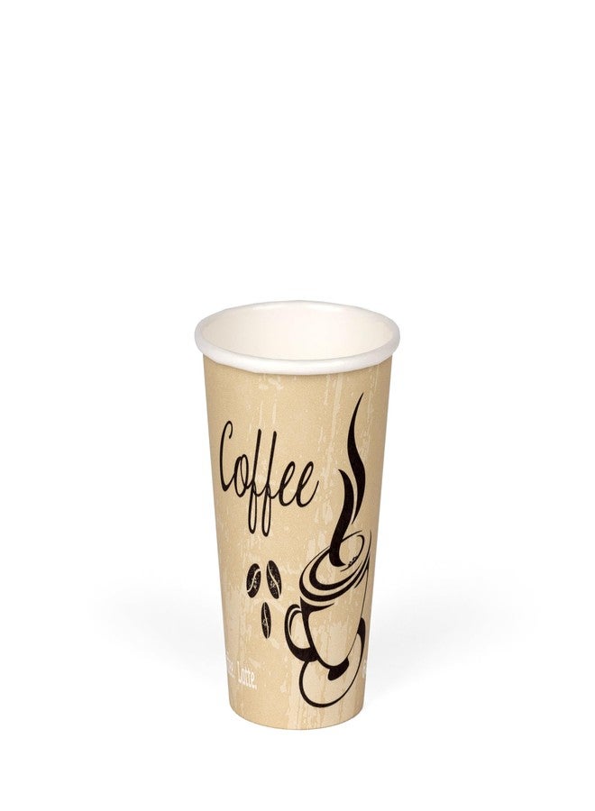 Smygoods Disposable Coffee Cups, To Go Paper Hot Cups, Classic Design (6 OZ, 100 Count) For Hot Beverages, Coffee, Tea, Espresso, Cocoa - Vasos Para Cafe - Image 2