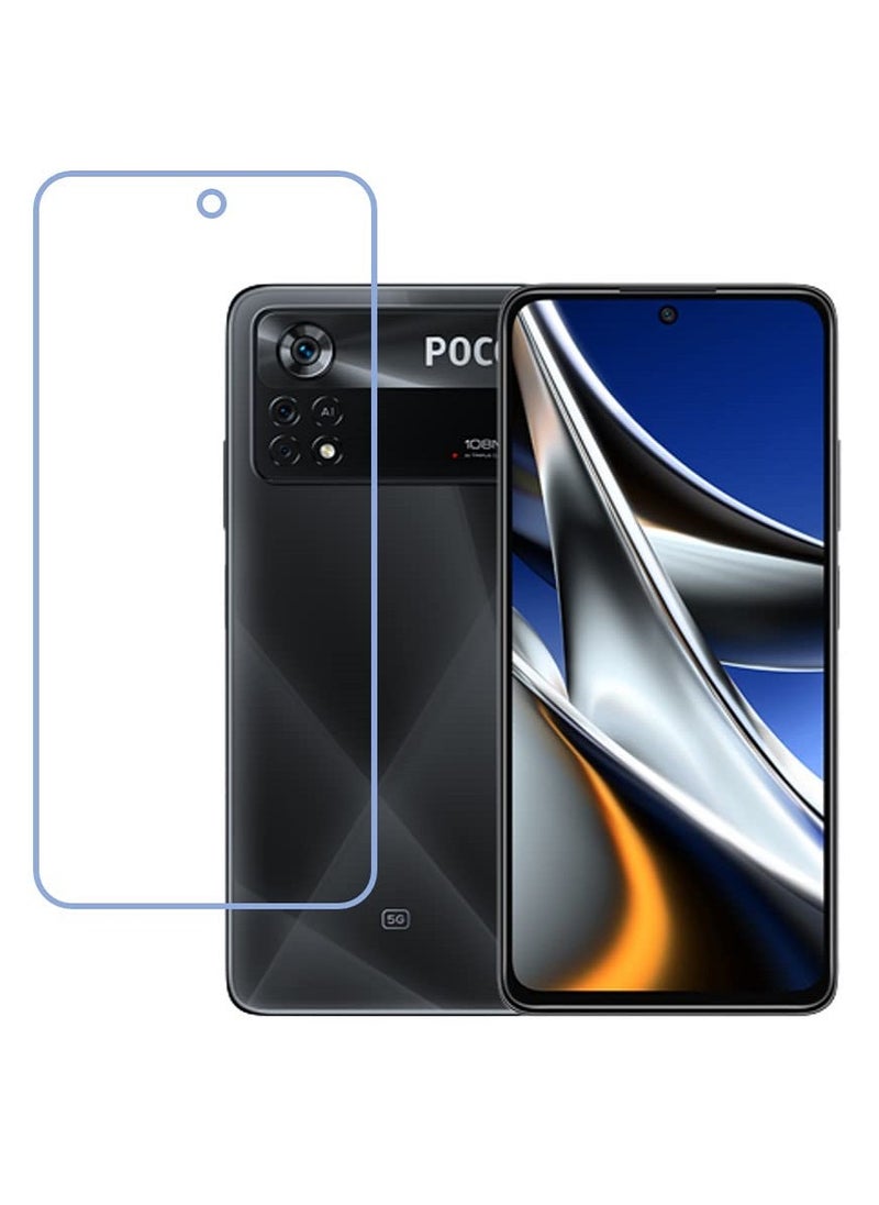 Super Tempered Glass Screen Protector Clear Designed For Xiaomi Poco X4 Pro Full Screen Coverage And Bubble Free - Image 1
