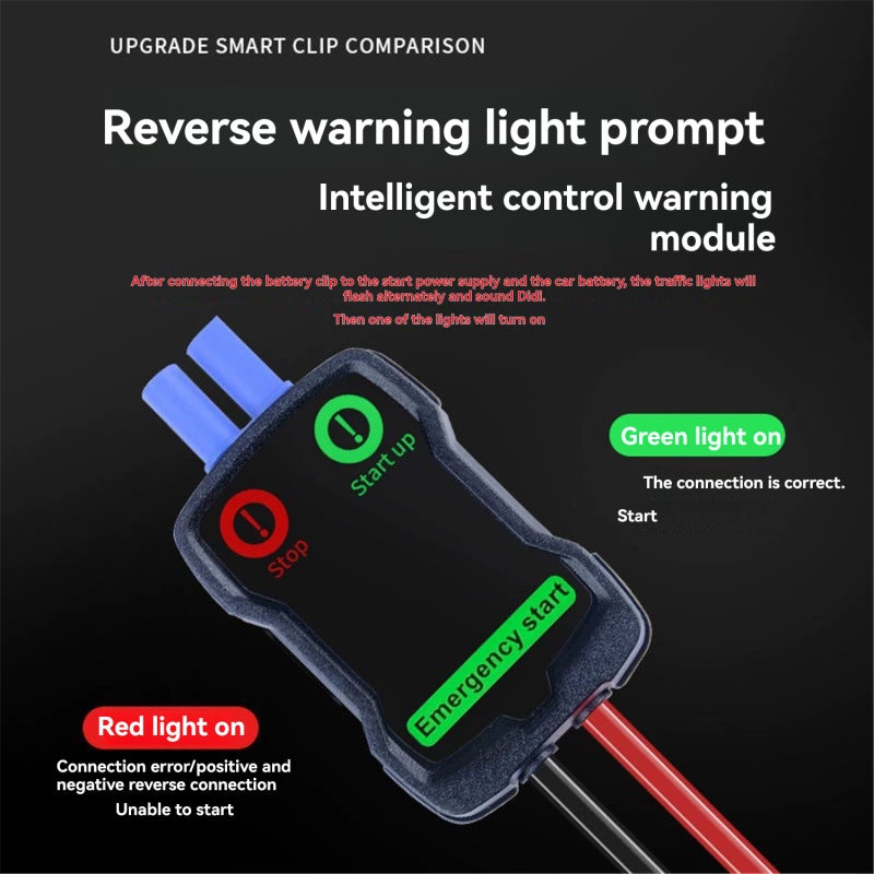 Car Jumper Cable Alligator Clip with Bold Tinned Copper Core for Most 12 V Jumper Starters - Multicolor Clamp with Insulation Effect - Universal Accessories for Car Emergency Starter - Image 5