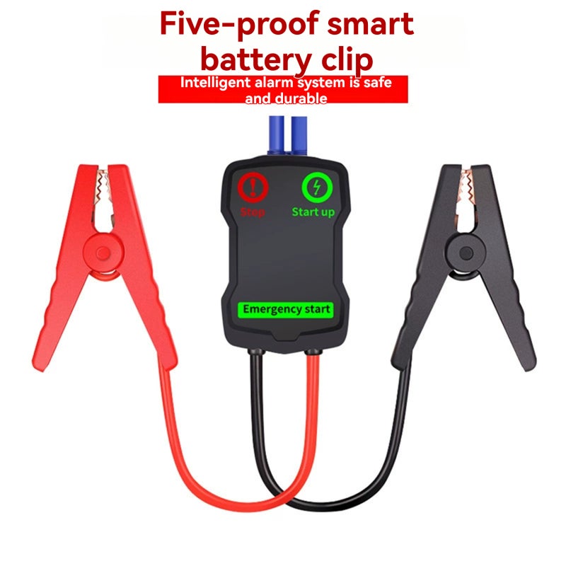 Car Jumper Cable Alligator Clip with Bold Tinned Copper Core for Most 12 V Jumper Starters - Multicolor Clamp with Insulation Effect - Universal Accessories for Car Emergency Starter - Image 3