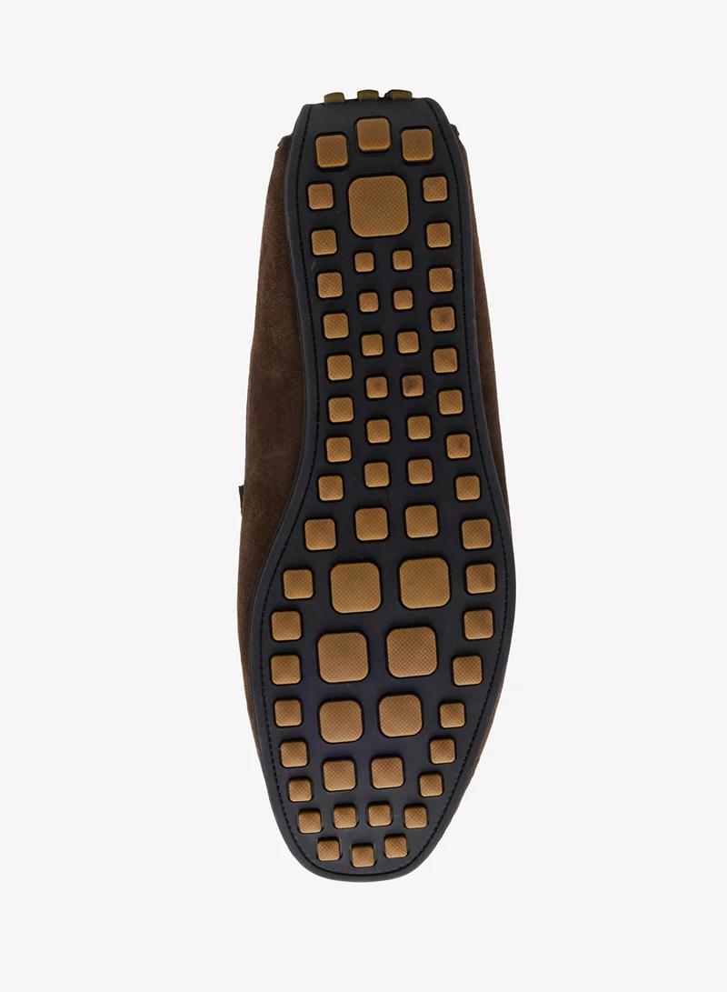 Steve Madden BROWN SUEDE Harringlor Suede Tassel Loafers for Men | Best Price UAE