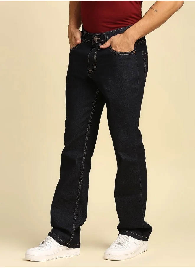 HIGH STAR Men Blue Bootcut Jeans