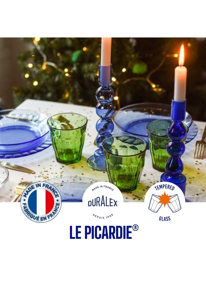 Duralex® Picardie Green Glass Tumbler 250ml Set of 4 Glasses - Image 4