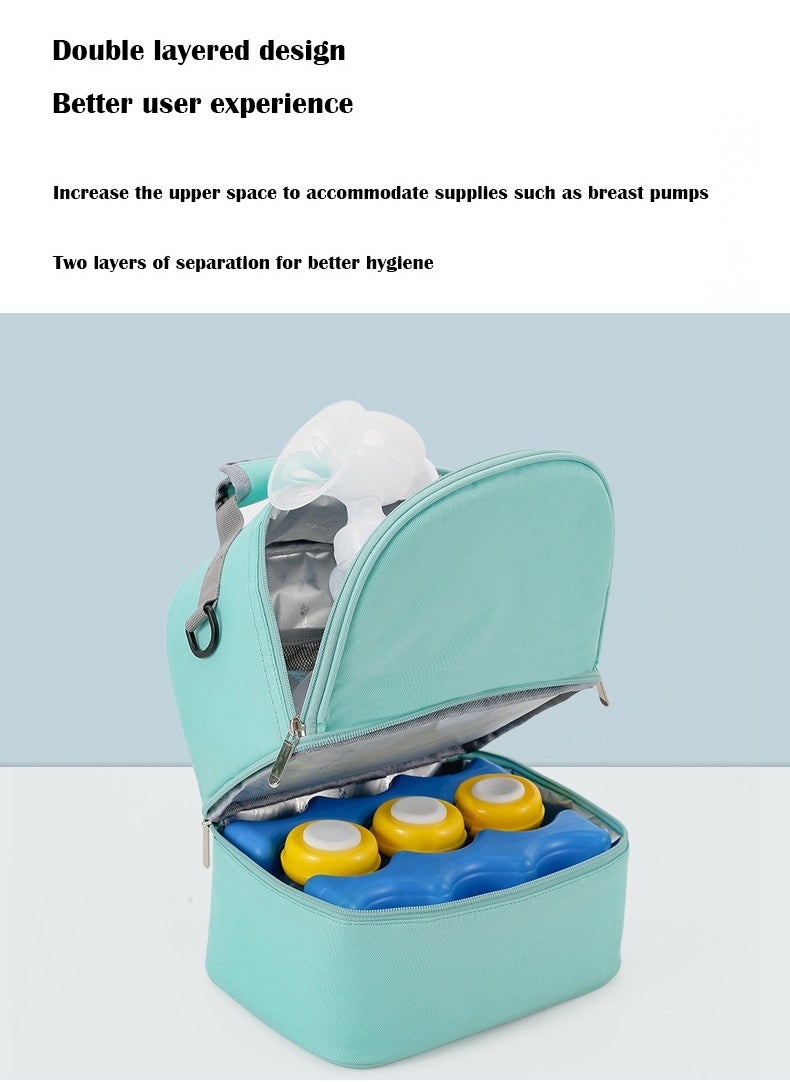 Arabest Breastmilk Cooler Bag, Backpack with Cooler, Waterproof and Durable Material Travel Diaper Bag  - Image 2