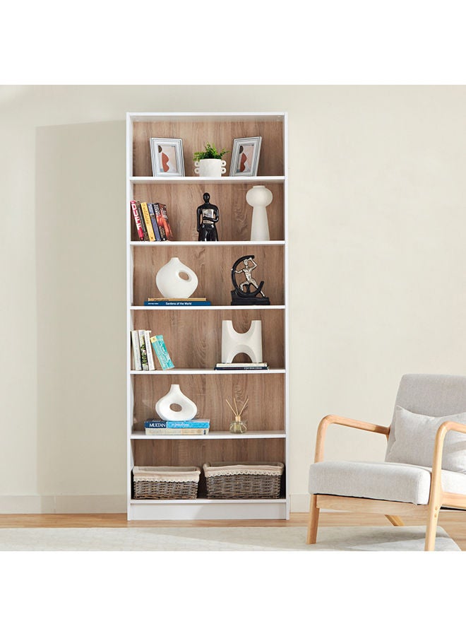 Home Box Alford Avian 6-Tier Bookcase 80 x 202 x 28 cm  - Image 2
