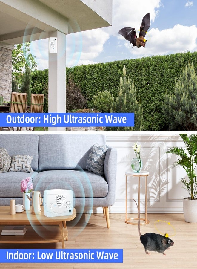 Jahyshow أجهزة الخفافيش من JahyShow للعلية، نظام خفاش إلكتروني 2PCS لبيت الشرفة لمكافحة الآفات - Image 4