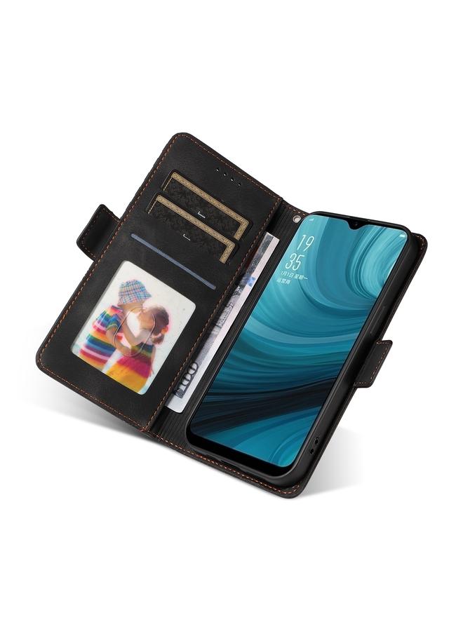 erorex Case For OPPO A7 / A5S / A12 / A11K Embossed Rhombus Starry Leather Phone Case - Image 4