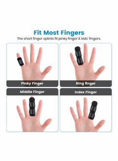 Y&D Finger Splint, Set of 2 Trigger Brace with 10 Nylon Sleeves for Pain Relief and Sport Injuries, Swelling Tendon Release Relieving Stiffness Sprained Knuckles  - Image 4