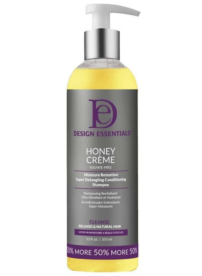 Design Essentials Honey Creme Cleansing Shampoo 12Oz  - Image 1
