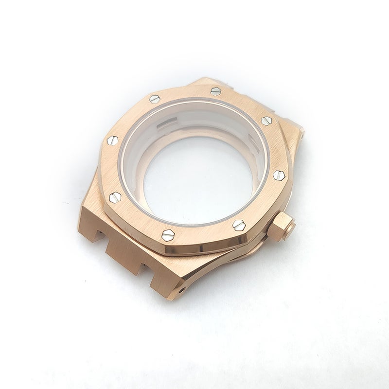 Watch Accessories Fine Steel Case 41Mm Octagonal Case Suitable For Nh35/36 Sapphire Mirror Steel Belt Case - Image 4