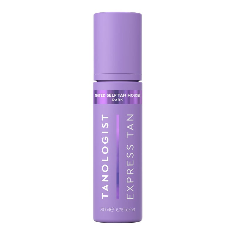 Tanologist Dark Self Tan Mousse Tinted SelfTanning Mousse StreakFree Natural Glow No Fake Tan Smell Long Lasting Clean Ingredients 676 fl oz200 ml Bottle
