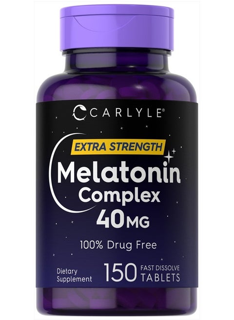 Melatonin Complex 40mg, 150 Fast Dissolve Tablets