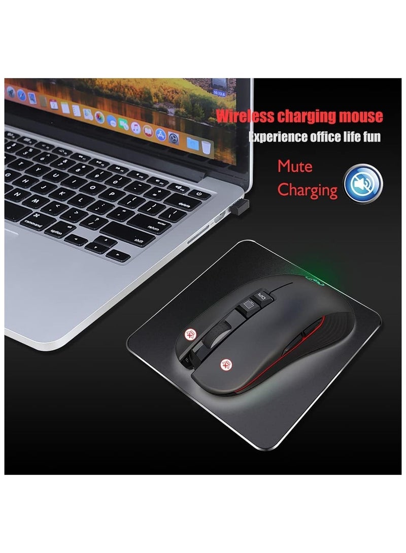 HXSJ T30 Wireless Gaming Mouse 3600 DPI Rechargeable 7 Color Back-light Breathing Comfort Gamer Mice For Computer Desktop Laptop - Image 5