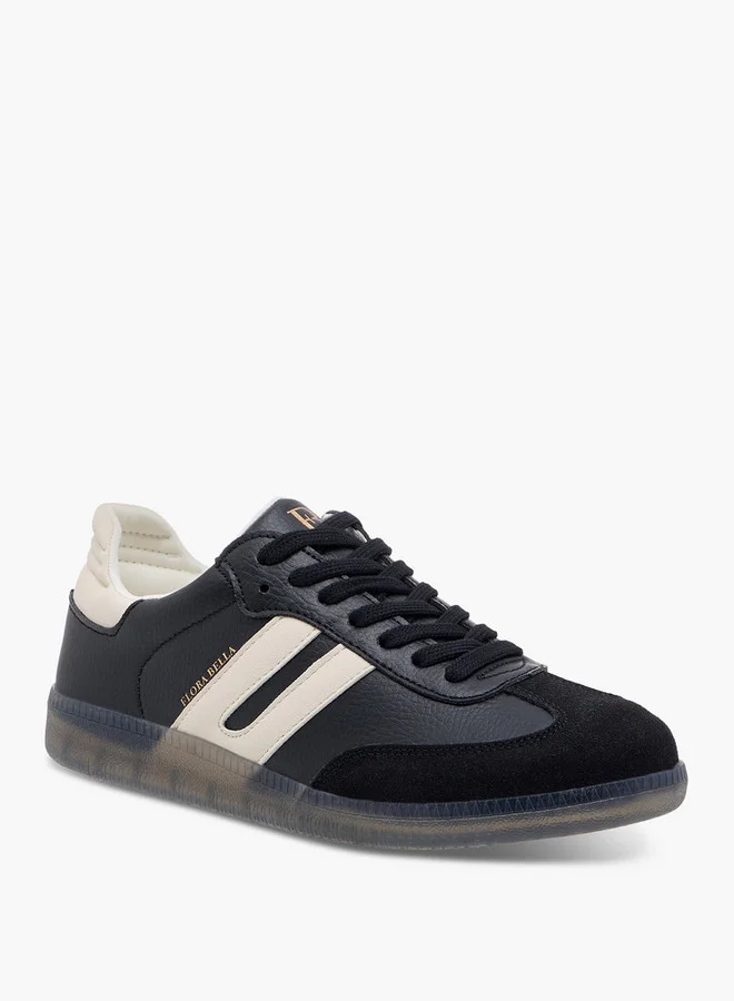 Flora Bella By Shoexpress Women's Animal Print Sneakers with Lace-Up Closure