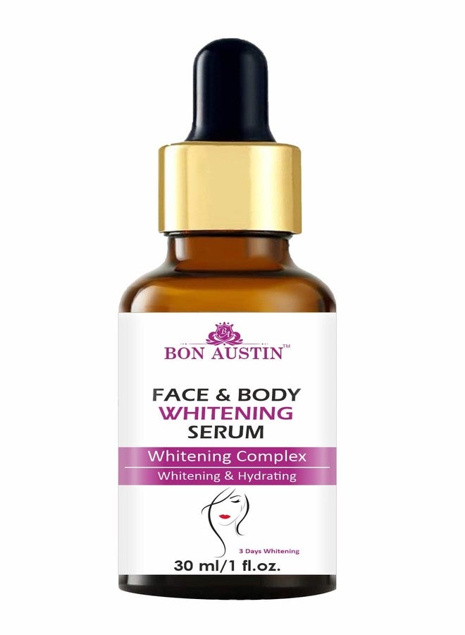 Bon Austin Face and Body Skin Whitening Serum Uneven tone, Reduce Dark Patches Pack of 1 of 30 ML - Image 1