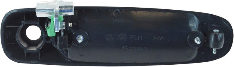 TRQ Exterior Door Handle for 1999-2004 Jeep Grand Cherokee - Black Front LH Driver Side - Image 3