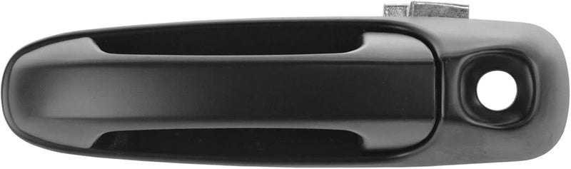 TRQ Exterior Door Handle for 1999-2004 Jeep Grand Cherokee - Black Front LH Driver Side - Image 1