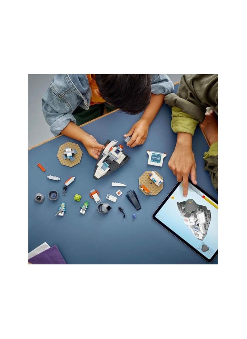 LEGO - City Spaceship and Asteroid Discovery Set, Space Station Toy for 4 Plus Year Old Boys & Girls, with an Alien Figure and 2 Astronaut Minifigures for Pretend Play, Gift for Preschool Kids - Image 1