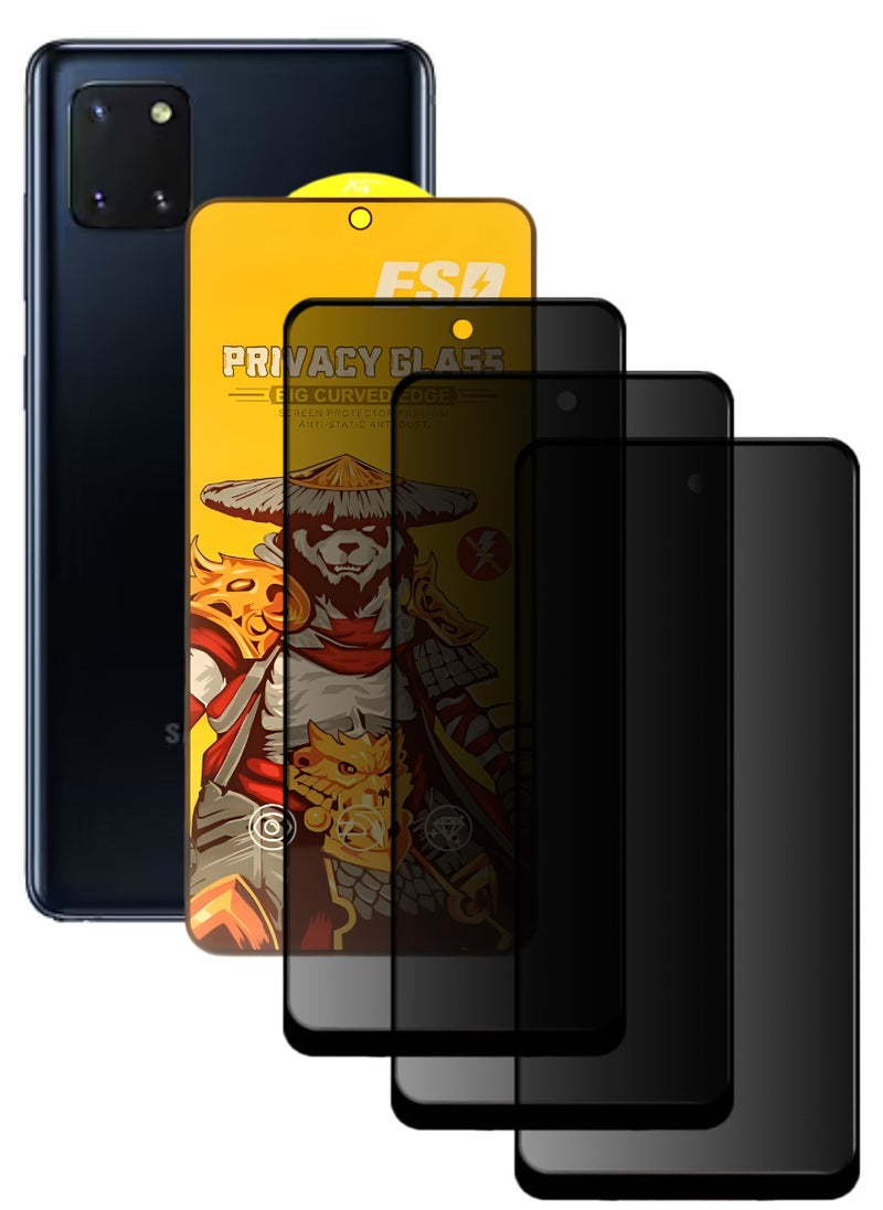 اي اس دي ثلاث قطع، واقي شاشة عالي الجودة لهاتف آسامسونج جالاكسي نوت 10 لايت - Image 1