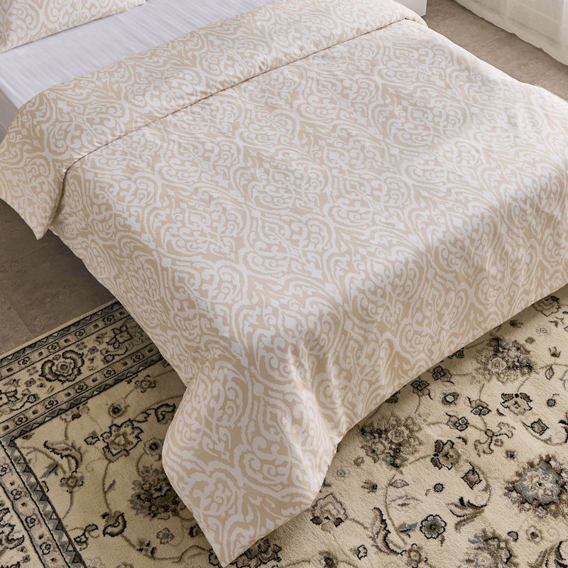 Home Box Matrix Essen 3-Piece Microfiber Printed Queen King Duvet Cover Set - 220x220 cm - Image 3