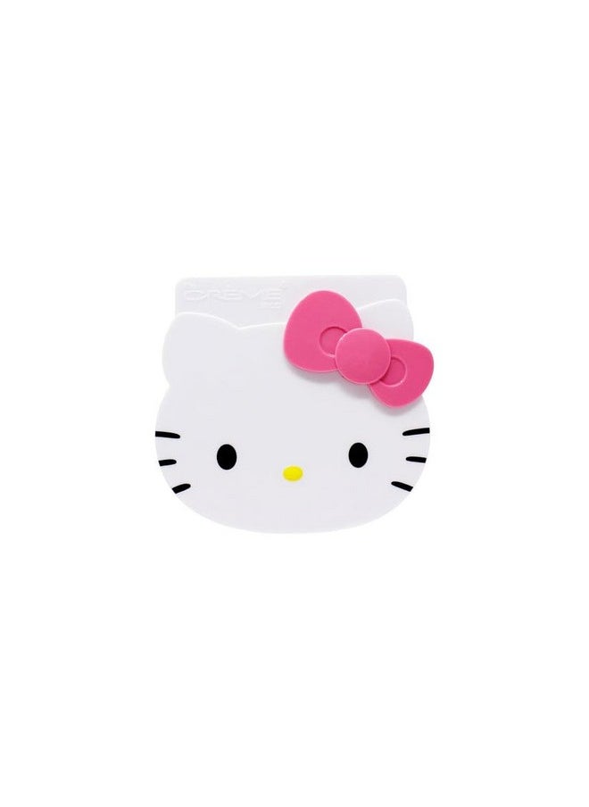 The Creme Shop - X Hello Kitty - Crème Blush Balm Peach Pouf Buildable Long-Lasting Easily Blendable Hydrating & Soothing Aloe Vera Compact Mirror. Elevate Your Makeup Game - Strawberry Milk (Set Of 1) - Image 1