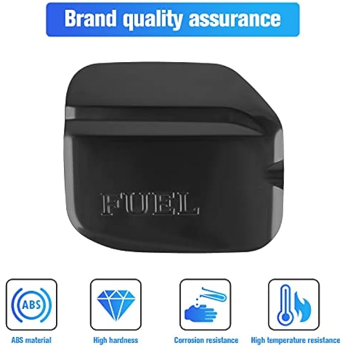 ريحني غطاء غطاء خزان الوقود لملحقات تجهيز تعبئة الوقود في فورد برونكو متوافق مع فورد برونكو 24 باب 2021 2022 و2023 أسود - Image 4