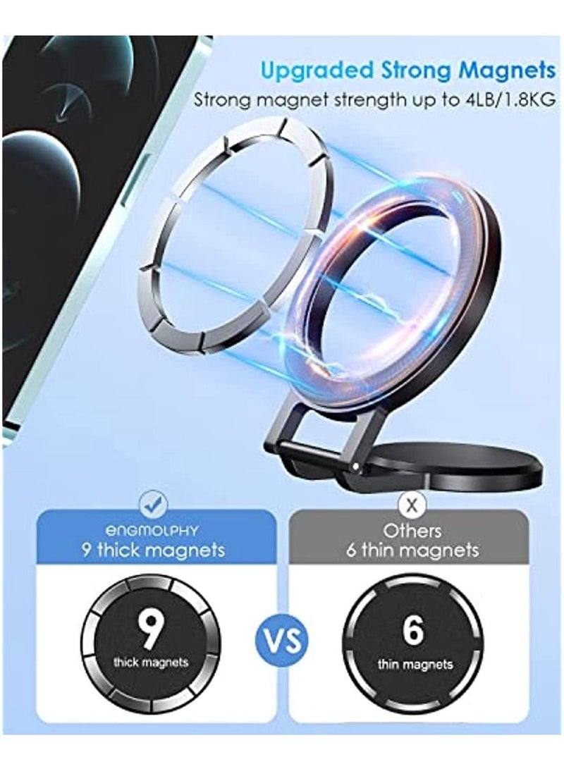OIMG Car Phone Mount For Magsafe Magnetic Dashboard Phone Holder For Car All Metal Design Fit For Magsafe Case Iphone 14 13 12 Pro/Max/Mini/Plus - Image 3