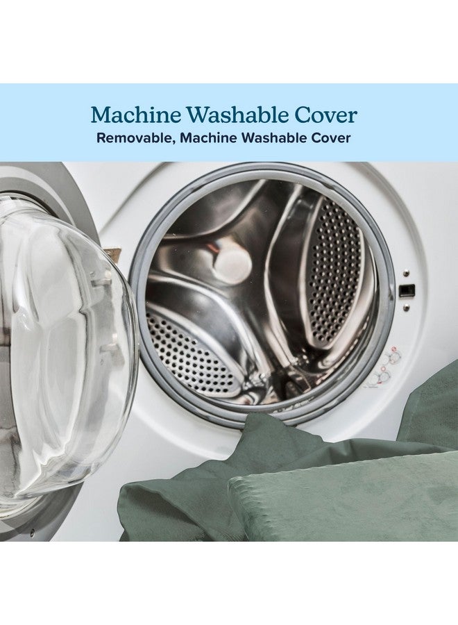 PETMAKER Water-Resistant Dog Bed - Orthopedic Dog Bed with Removable Washable Cover, Non-Slip Bottom, and Egg Crate Style Foam - 25.5in Small Pet Bed - Puppy Essentials by PETMAKER (Green) - Image 4