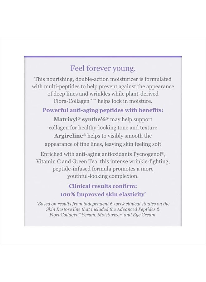 derma-e DERMA E Advanced Peptides and Collagen Moisturizer – Double Action Collagen Face Cream with Peptide Complex – Intense Moisture Day and Night Cream for Women – Natural Collagen Cream, 2oz - Image 5