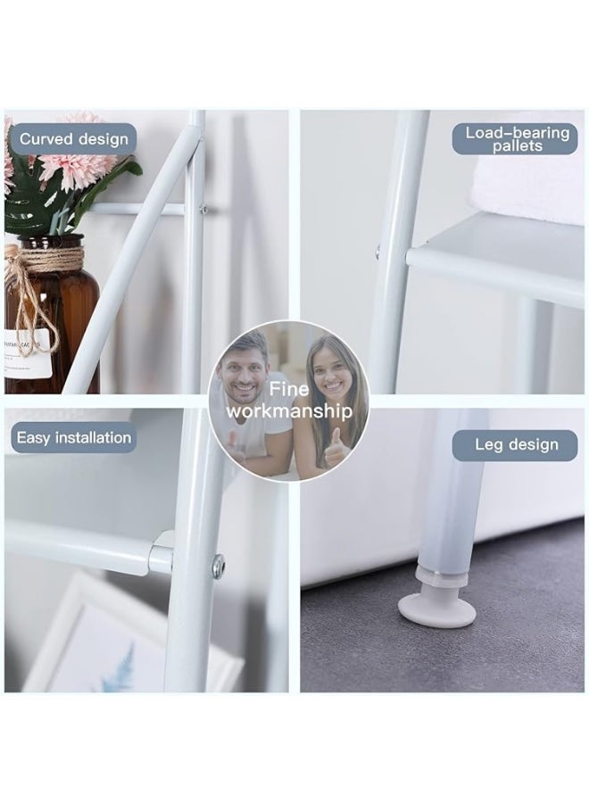 ليفينج منظم للحمام ذو 4 طبقات أبيض - Image 3