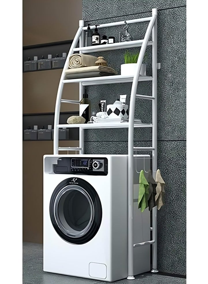 ليفينج منظم للحمام ذو 4 طبقات أبيض - Image 2