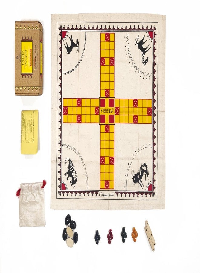 Kreeda Chaupad A Cross and Circle Dice Game, Multicolour, 5 to Adult - Image 2