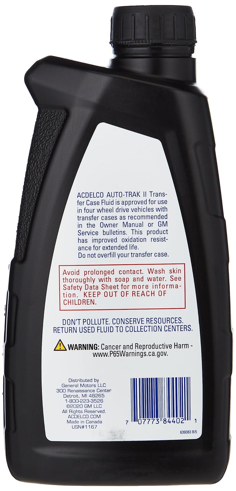 ACDelco GM Original Equipment 10-4017 Auto-Trak II Transfer Case Fluid - 33.8 oz - Image 2