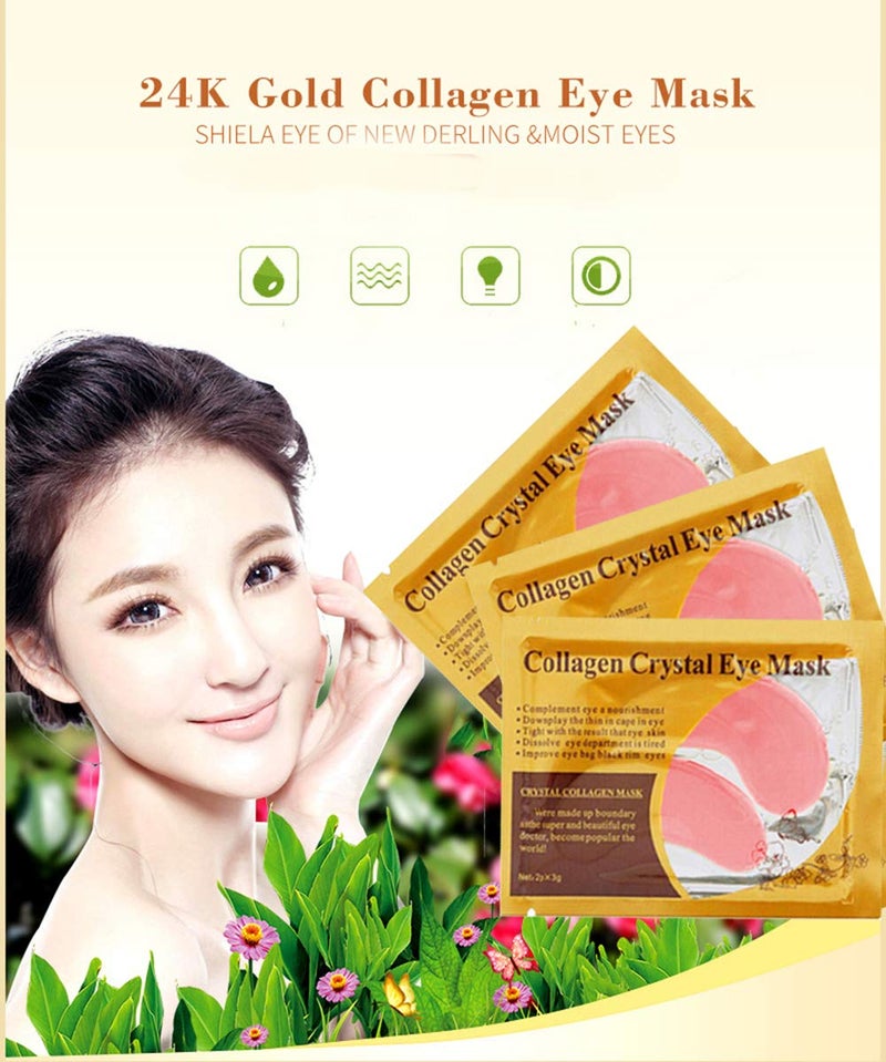 Felico Under Eye Patches, 30PCS Pink Eye Mask, Eye Gel Pads With Collagen Treatment for Reducing Dark Circles, Lighten Wrinkles Anti-Aging Moisturizing, Fine Lines Eye Bags Puffiness Women Men - Image 4