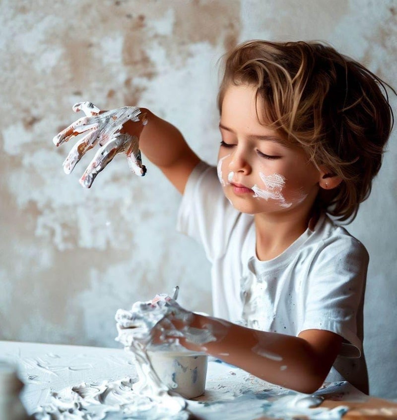 GREENARTZ MARVELLE 100ml Chalk Acrylic Paint (Snow White) for DIY Decor Craft wood furniture walls canvas paintings| Waterbased | Non toxic - Image 4