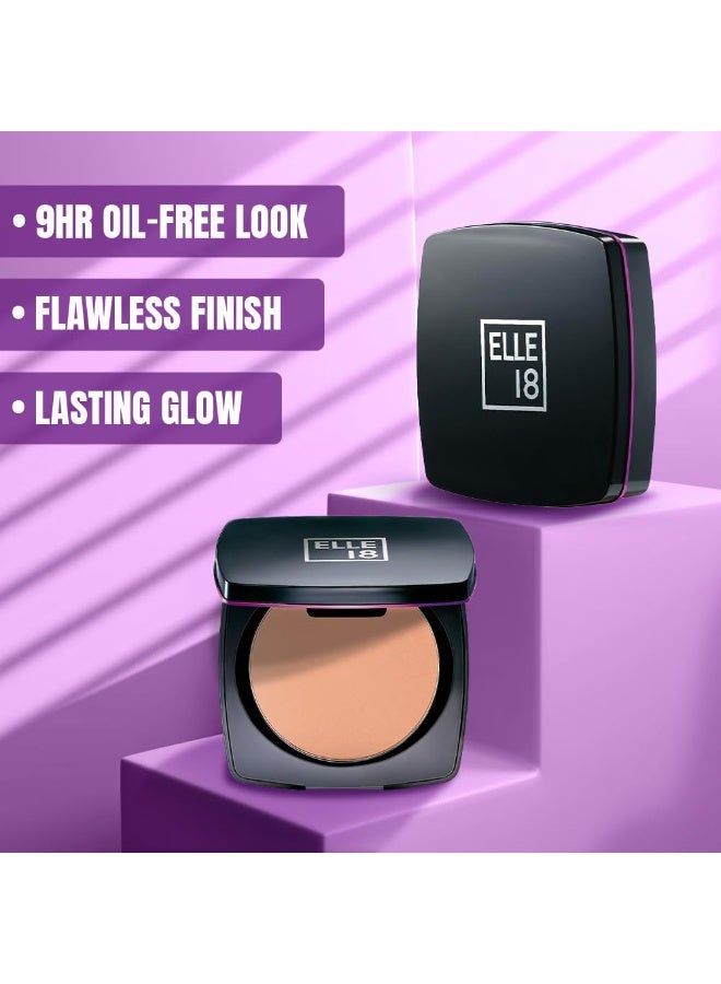 Elle 18 All Skin Matte Lasting Glow Compact 1 Pearl 9 G Beige - Image 2