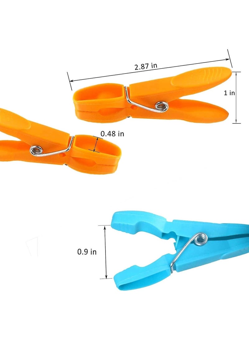 jaexest 48 جهاز كمبيوتر شخصي ملابس مقاطع البلاستيك Peg ، ملونة ثقيلة الغسيل مقاطع ، تجفيف الهواء الملابس مقاطع الملابس دبابيس ، قبضة قوية ، لخط الملابس المعلقة ، الملابس ، غسيل المطبخ والخارج - Image 2